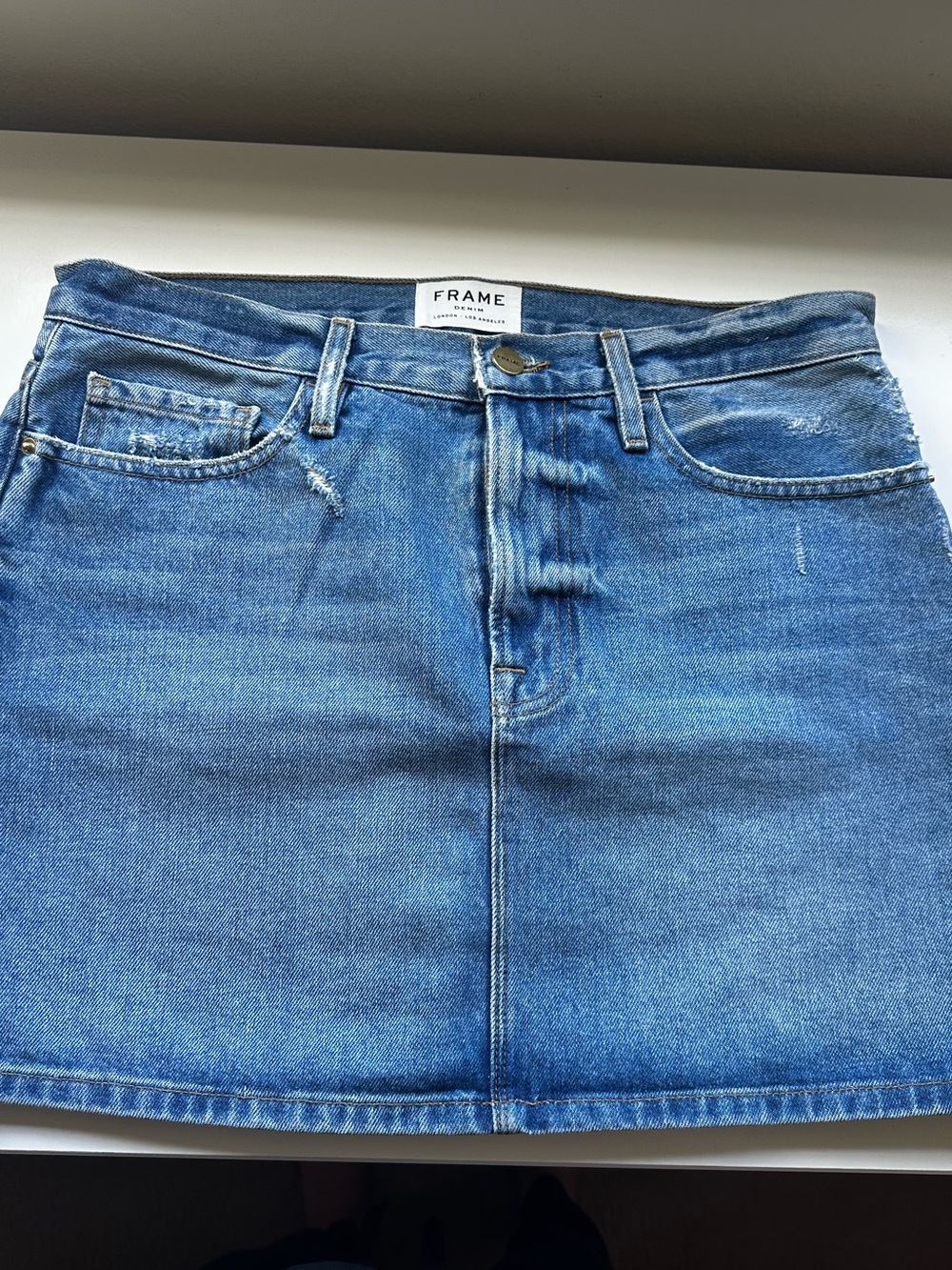 Frame Denim Mini skirt Jean size 29
Like New